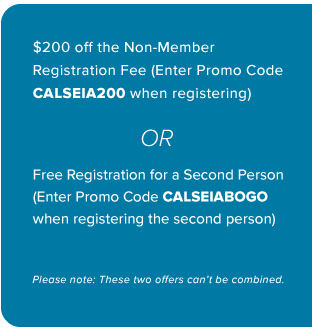 Enter promo code 'CF50' when registering to access the $50 discounted registration fee.